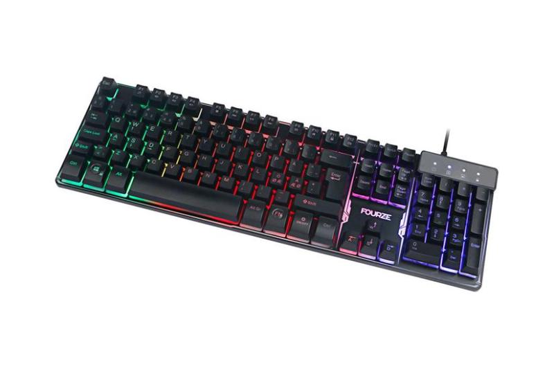 Fourze GK120 - tastatur - Nordisk - sort Indgangsudstyr