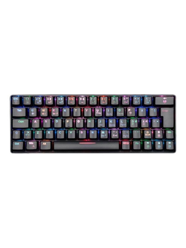 Fourze GK60 - Tastatur - Amerikansk engelsk - Sort