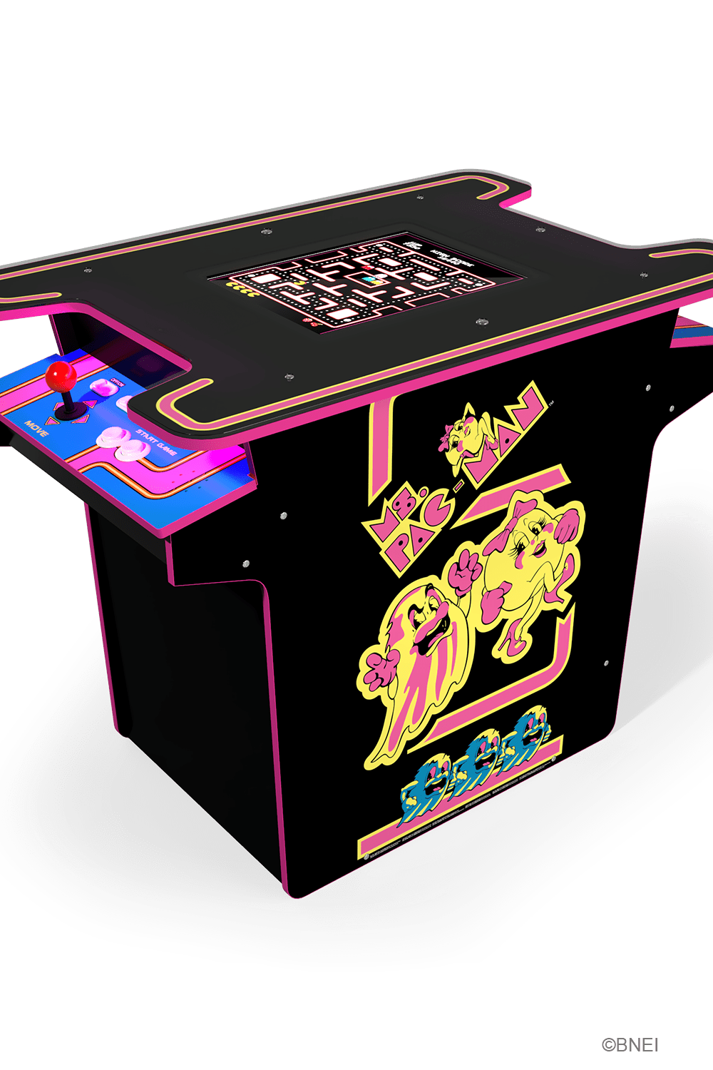 ARCADE 1 UP MS. PAC-MAN HEAD-TO-HEAD TABLE