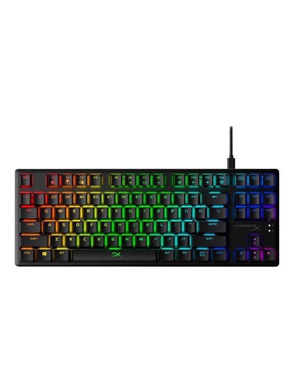 HyperX Alloy Origins Core - Red - Nordic - Gaming Tastatur - Uden Numpad - Nordisk - Sort