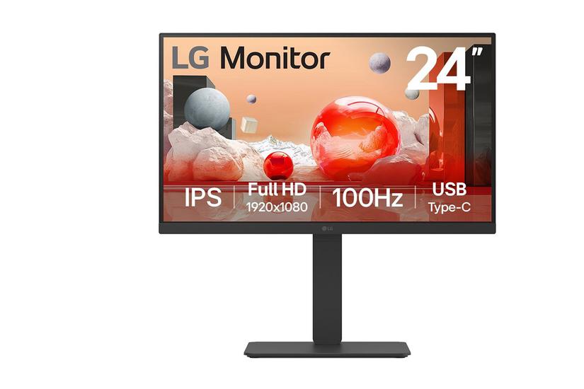 LG 24BA650-B skærm - 24" - IPS - 5ms - Full HD 1920x1080 ved 100Hz