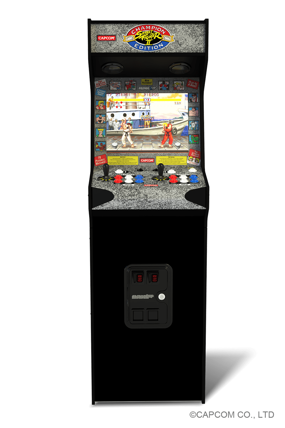 ARCADE 1 UP STREET FIGHTER DELUXE ARCADE MACHINE