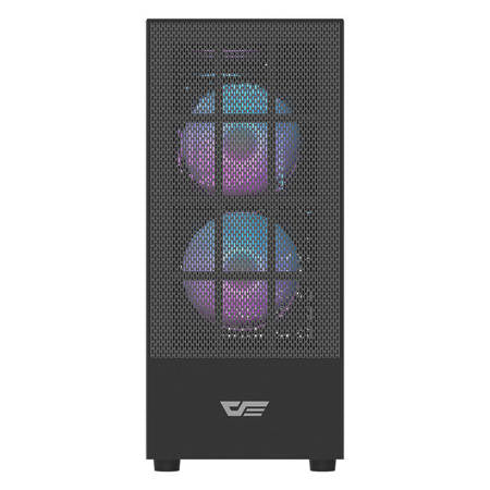 Computer kabinet Darkflash A290 + 3 blæsere (sort)