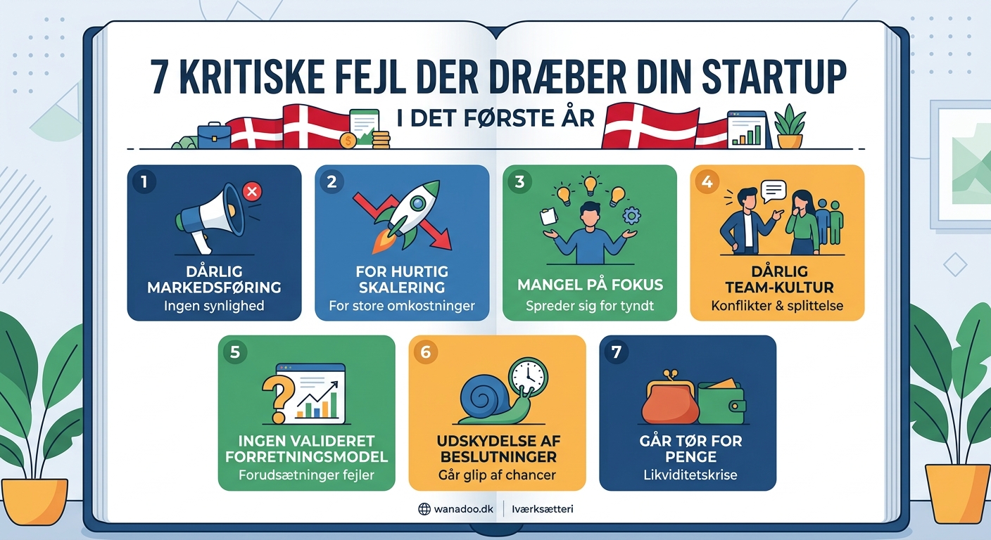 7 kritiske fejl der dræber din startup i det første år - Illustration 2