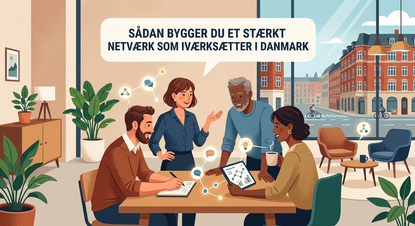 Sådan bygger du et stærkt netværk som iværksætter i Danmark - Illustration 1