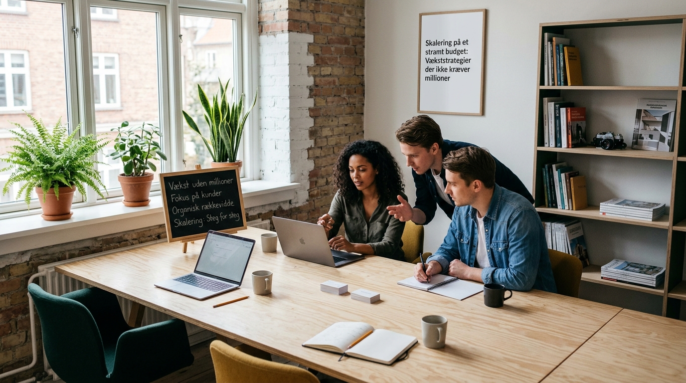 Skalering på et stramt budget: Vækststrategier der ikke kræver millioner - Illustration 2