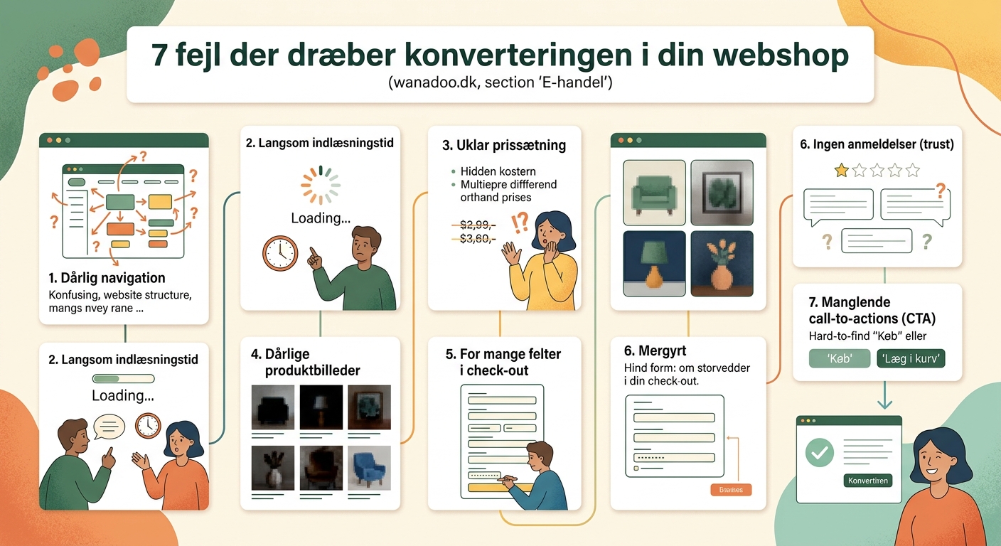 7 fejl der dræber konverteringen i din webshop - Illustration 1