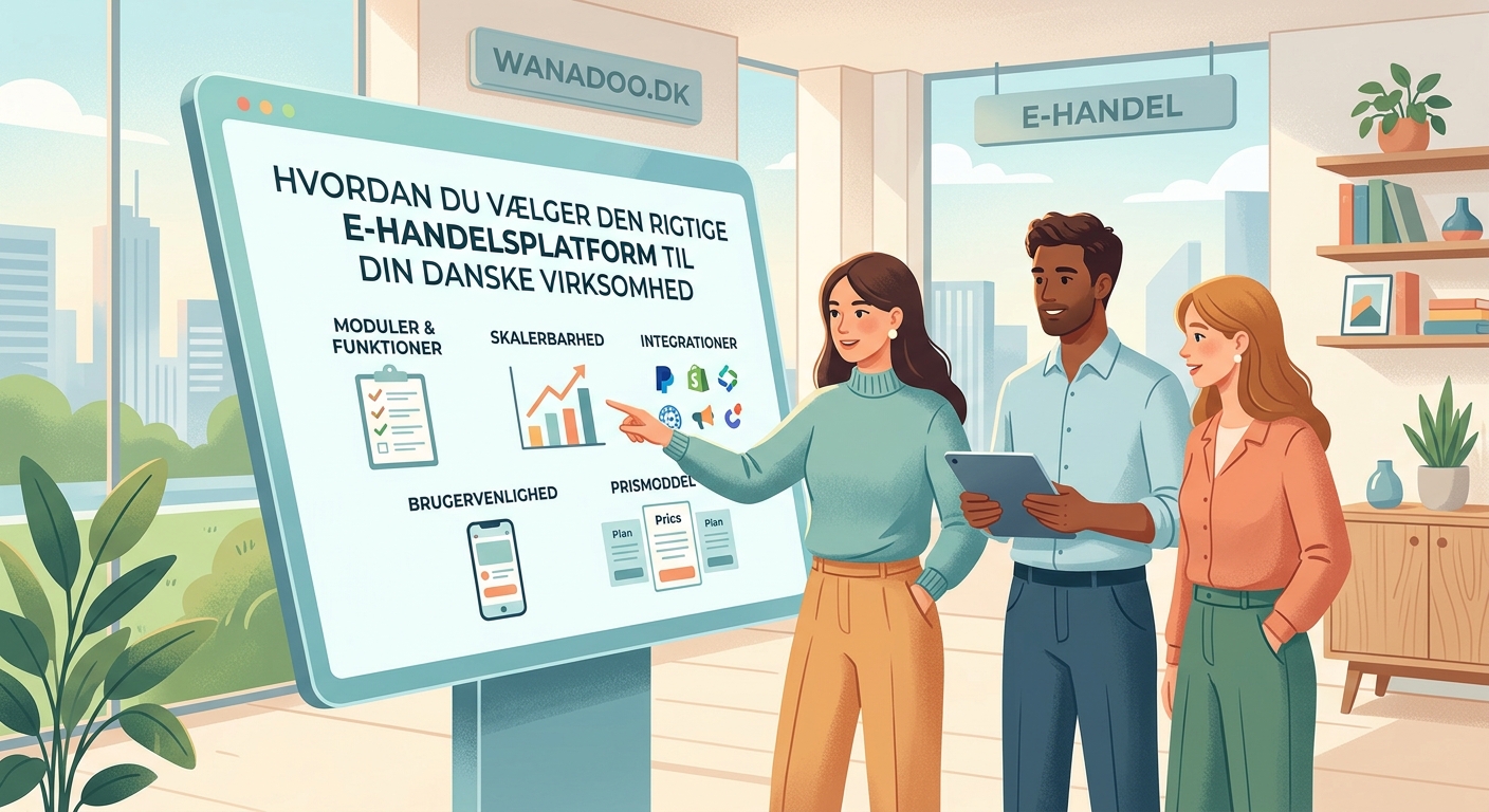 Hvordan du vælger den rigtige e-handelsplatform til din danske virksomhed - Illustration 1