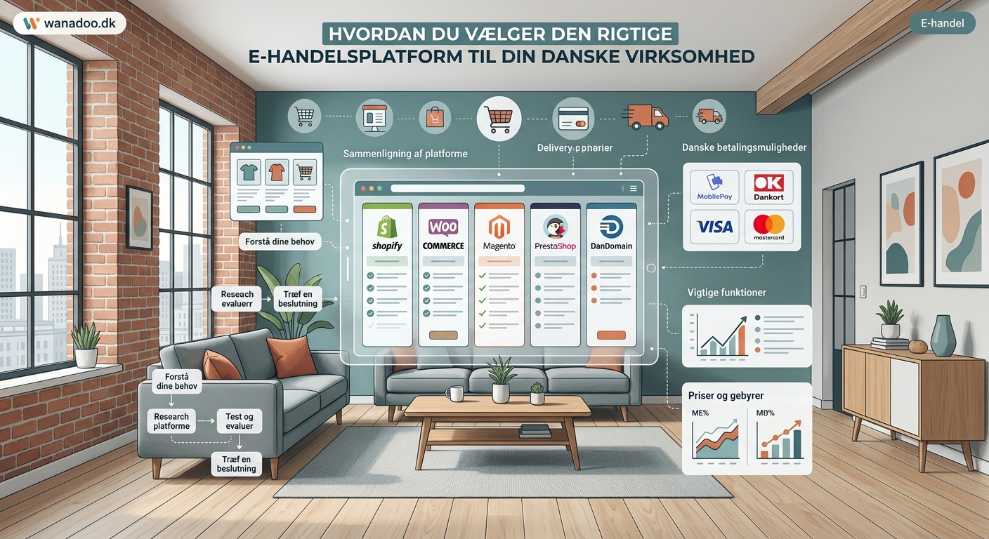Hvordan du vælger den rigtige e-handelsplatform til din danske virksomhed - Illustration 2