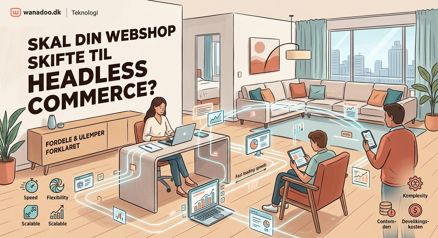 Skal din webshop skifte til headless commerce? Fordele og ulemper forklaret - Illustration 2