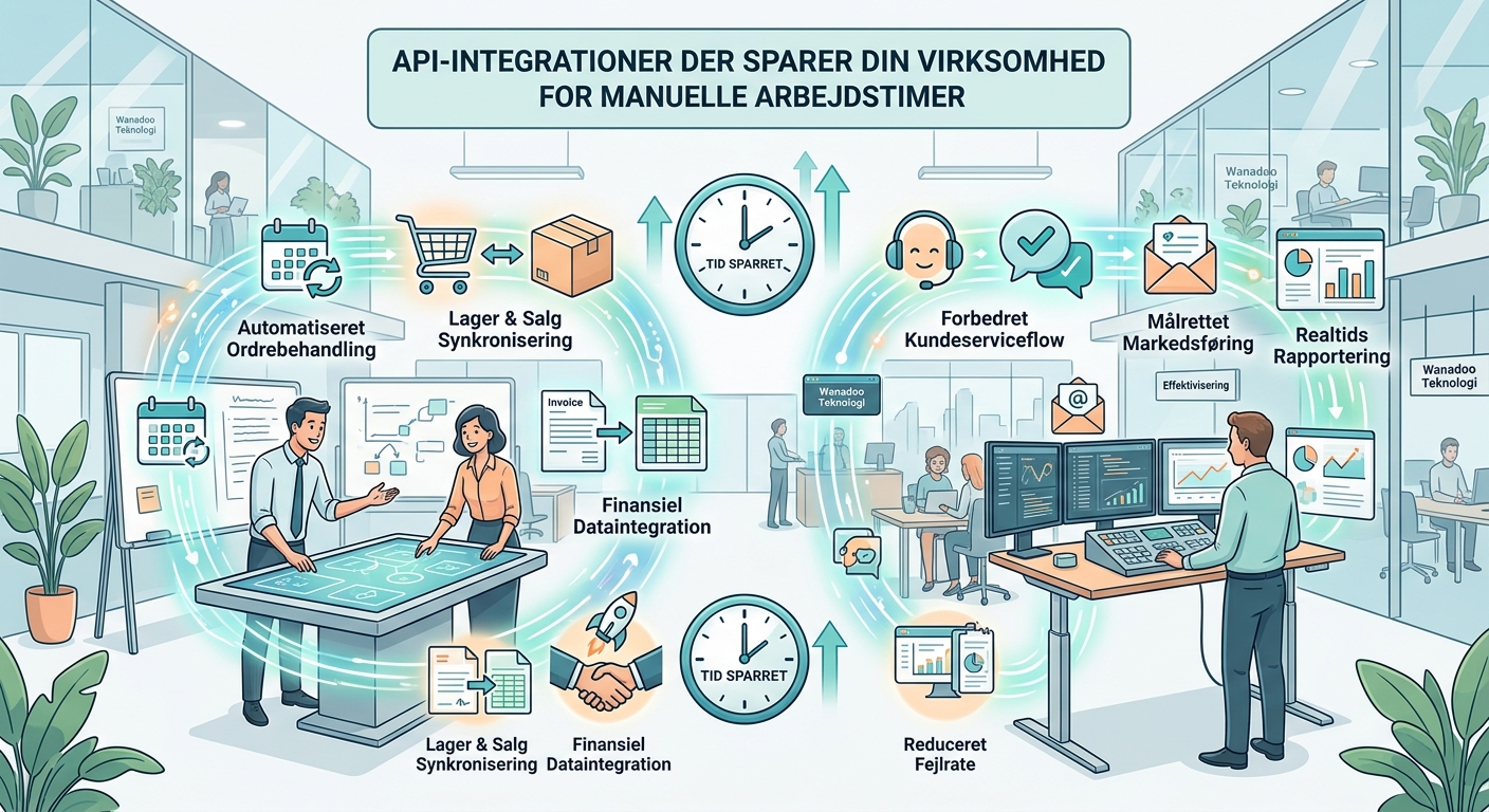 API-integrationer der sparer din virksomhed for manuelle arbejdstimer - Illustration 1