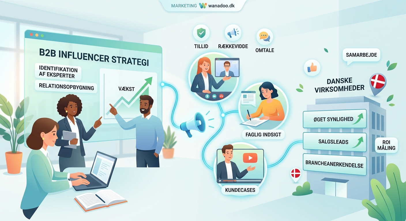Influencer marketing for B2B: Guide til danske virksomheder - Illustration 1