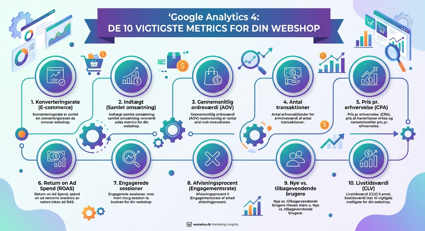Google Analytics 4: De 10 vigtigste metrics for din webshop - Illustration 2