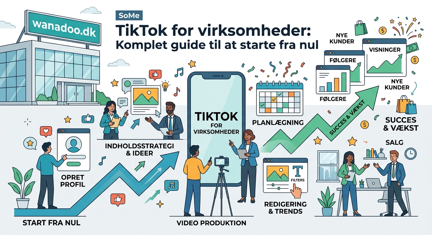 TikTok for virksomheder: Komplet guide til at starte fra nul - Illustration 1