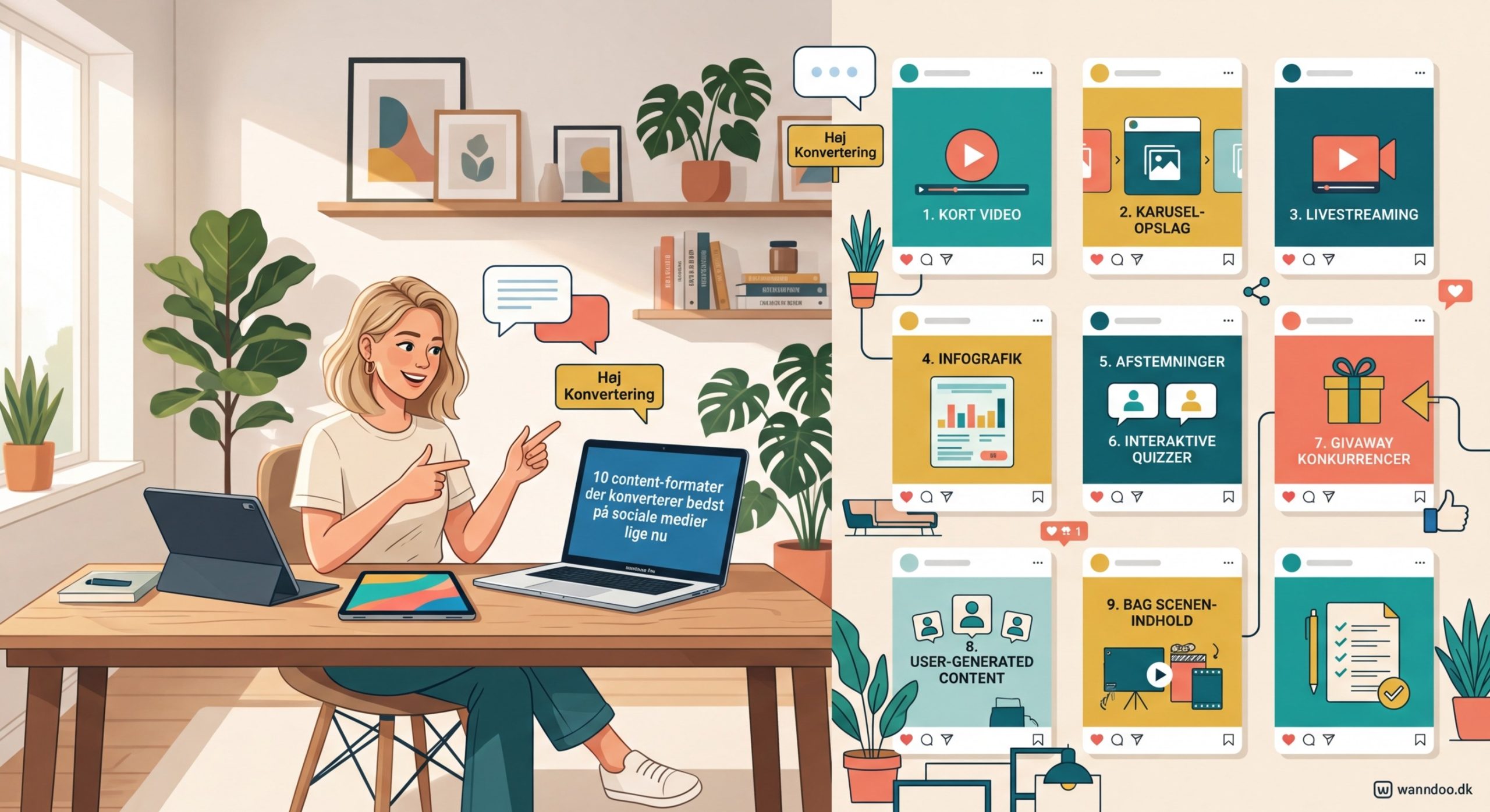 10 content-formater der konverterer bedst på sociale medier lige nu - Illustration 1