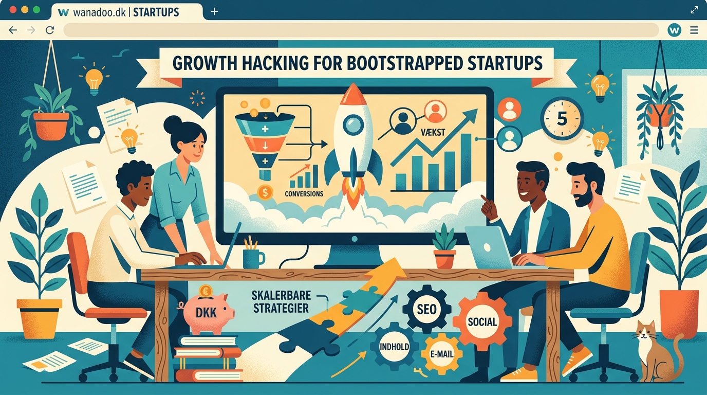 Growth hacking strategier der faktisk virker for bootstrapped startups - Illustration 1