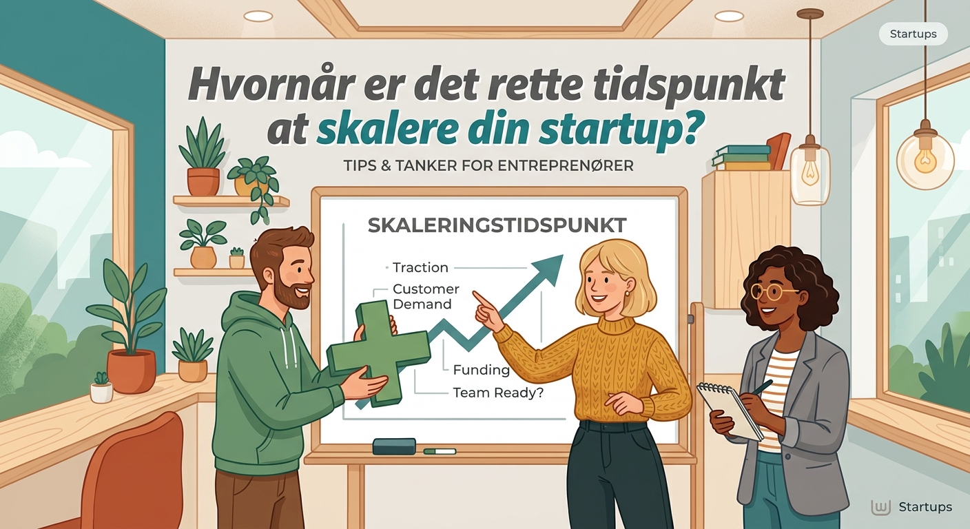 Hvornår er det det rette tidspunkt at skalere din startup? - Illustration 2