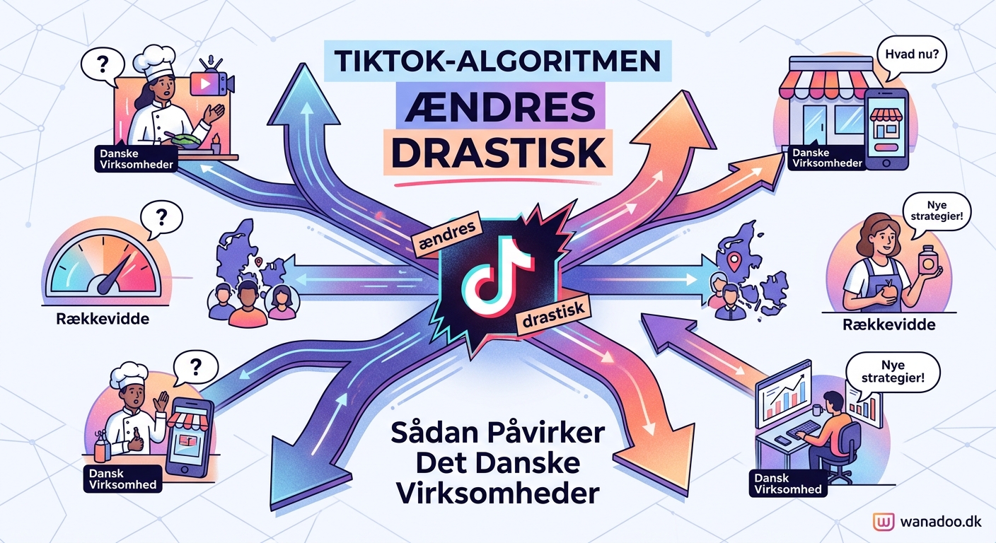 TikTok-algoritmen ændres drastisk – sådan påvirker det danske virksomheder - Illustration 1