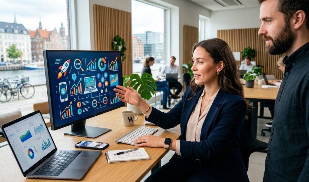 De mest effektive digitale marketingstrategier for danske iværksættere i 2026