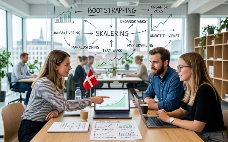 Hvordan du effektivt skalerer din danske startup uden store investeringer