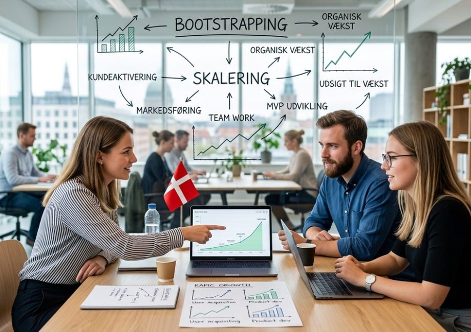 Hvordan du effektivt skalerer din danske startup uden store investeringer