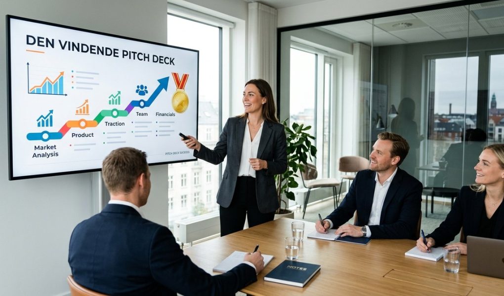 Hvordan du skaber en vinder-pitch deck der overbeviser enhver investor