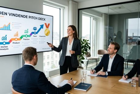 Hvordan du skaber en vinder-pitch deck der overbeviser enhver investor