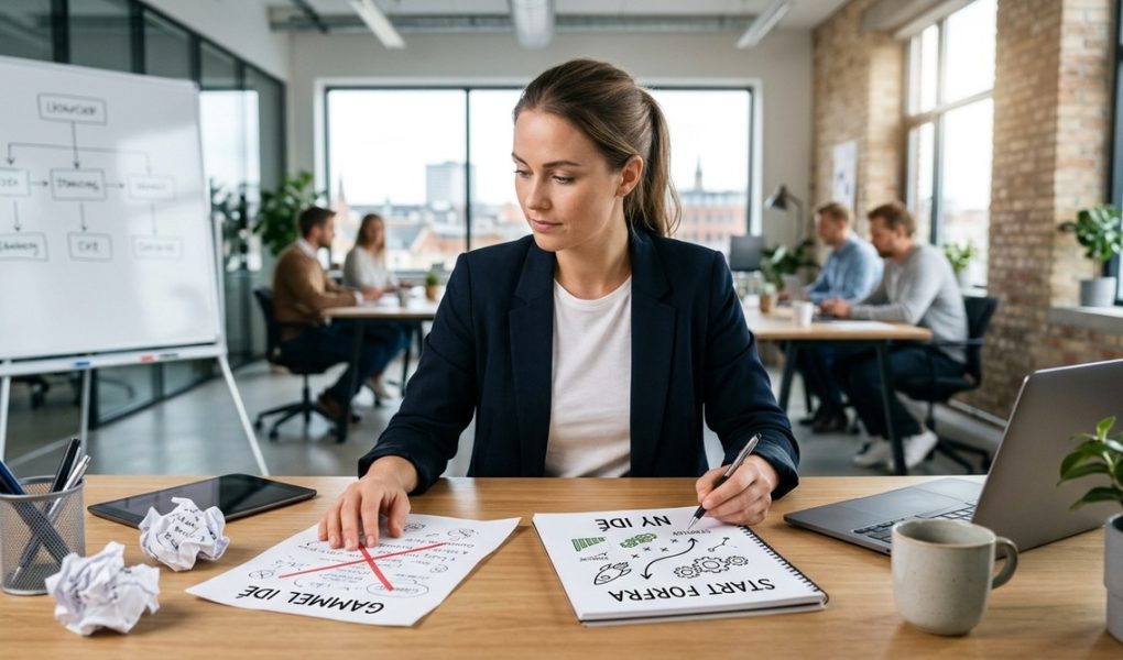 Hvornår skal du droppe din forretningsidé og starte forfra?