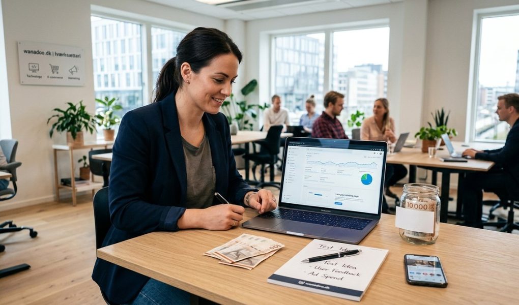 Hvordan du tester din forretningsidé med under 10.000 kr.